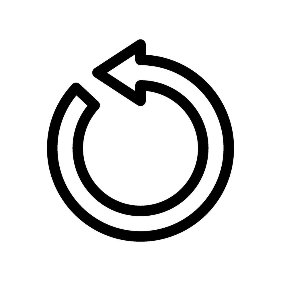 Repeat Icon Vector Symbol Design Illustration