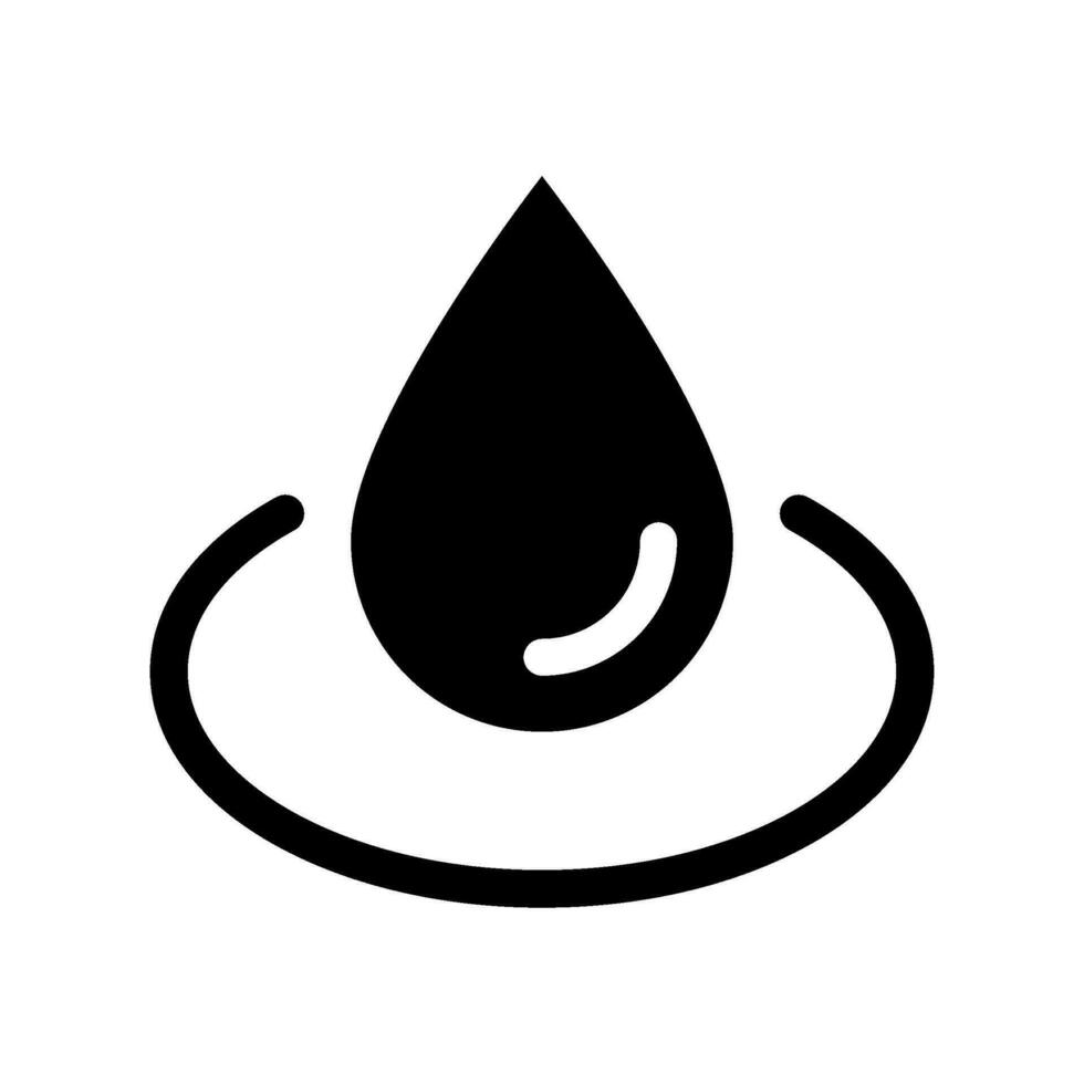 Water Drop Icon Vector Symbol Design Illustration