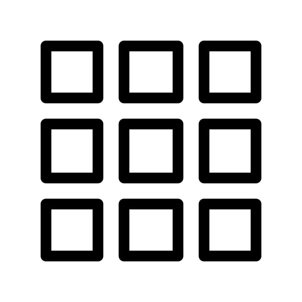 Apps Icon Vector Symbol Design Illustration