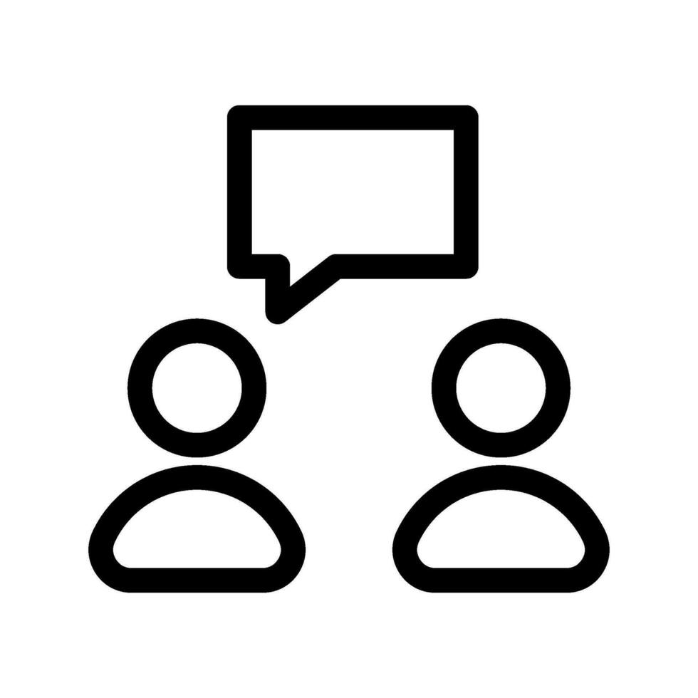 Conversation Icon Vector Symbol Design Illustration