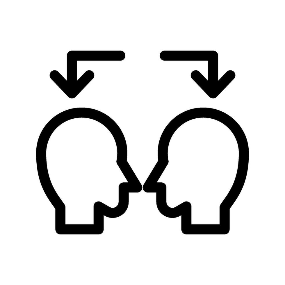 Conflict Icon Vector Symbol Design Illustration