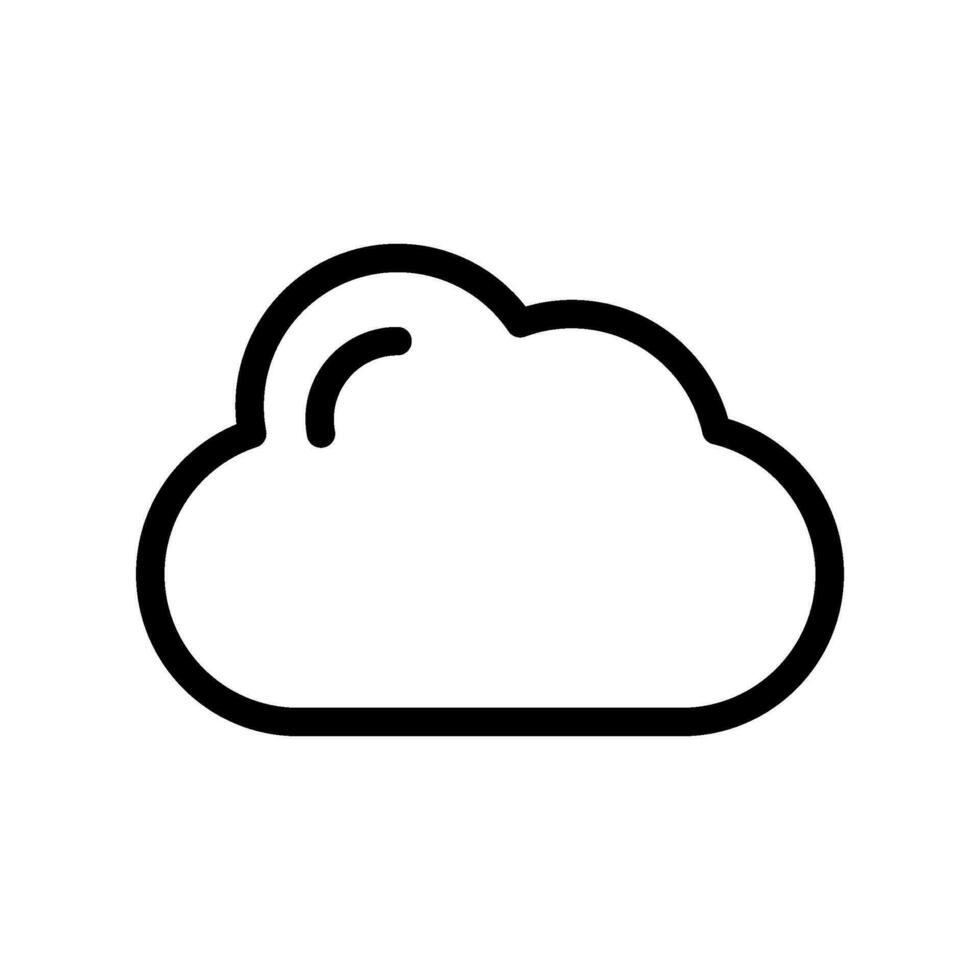 Cloud Icon Vector Symbol Design Illustration