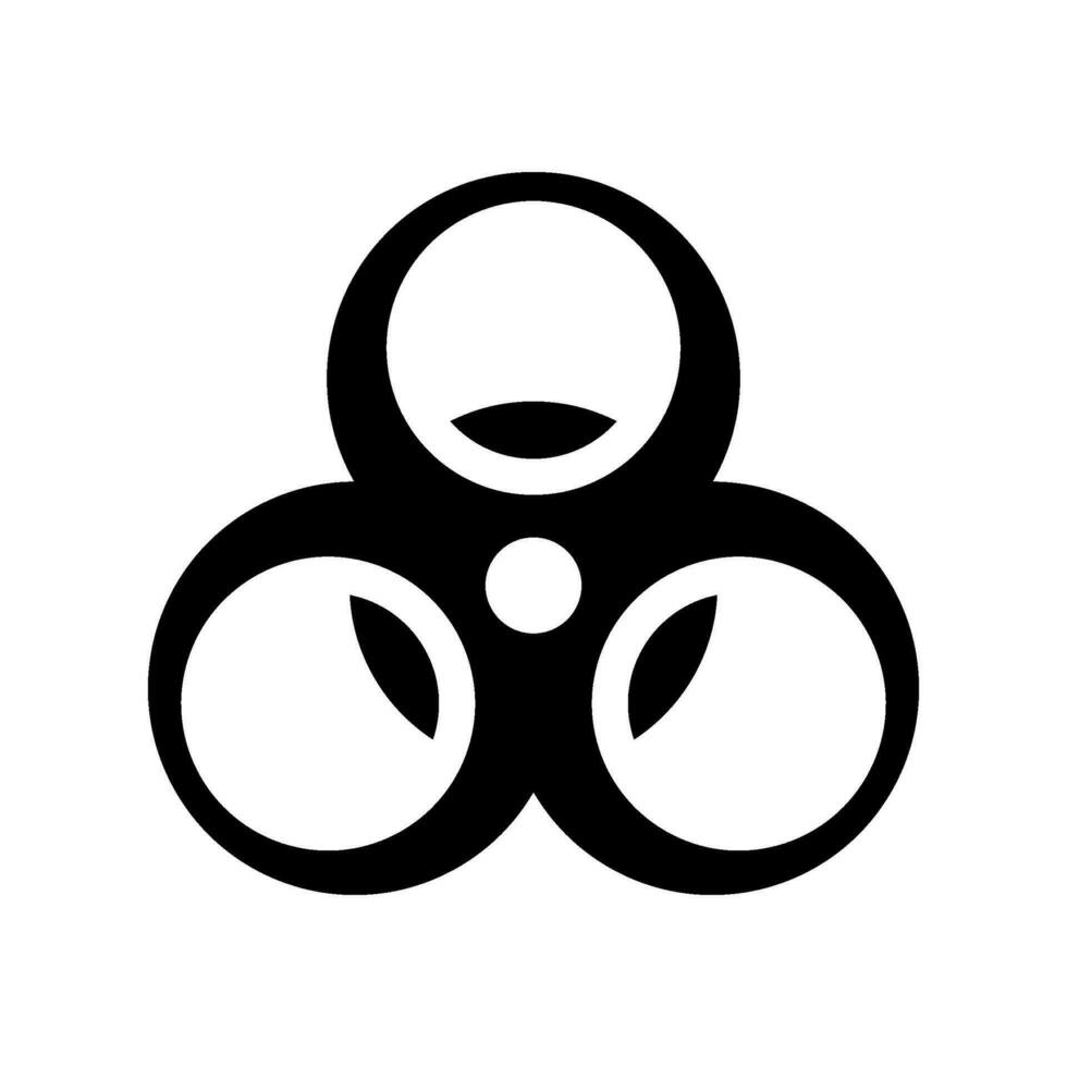 Biohazard Icon Vector Symbol Design Illustration