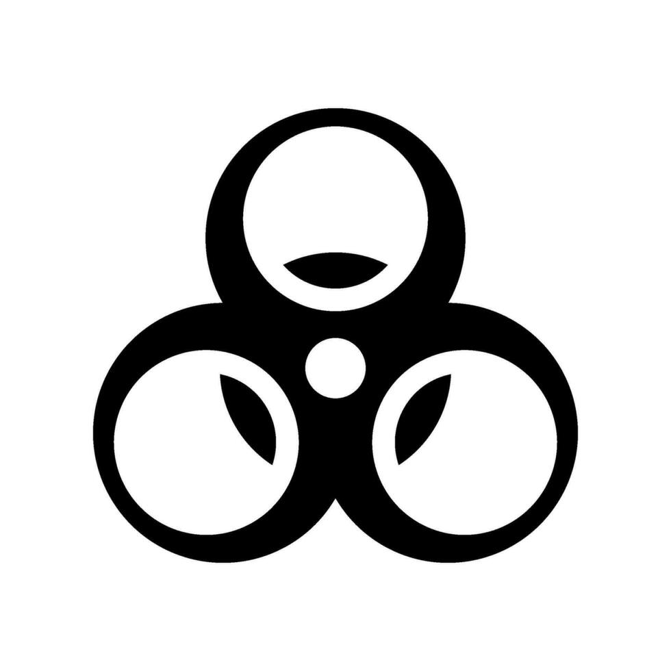 Biohazard Icon Vector Symbol Design Illustration