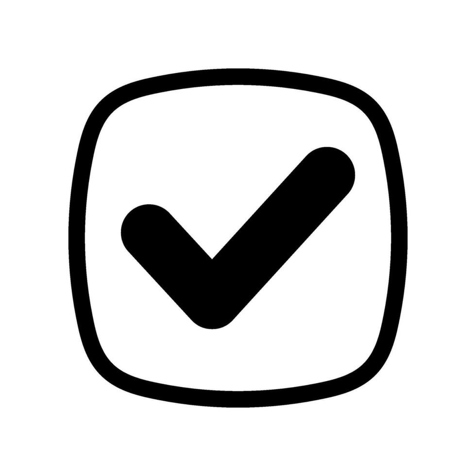 Check Icon Vector Symbol Design Illustration
