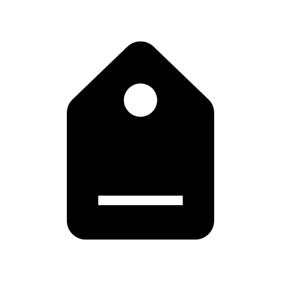 Tag Icon Vector Symbol Design Illustration