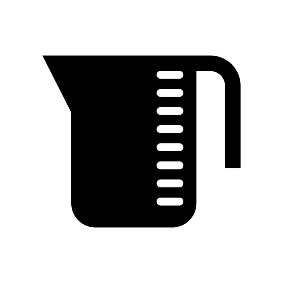 Measuring Cup Icon Vector Symbol Design Illustration