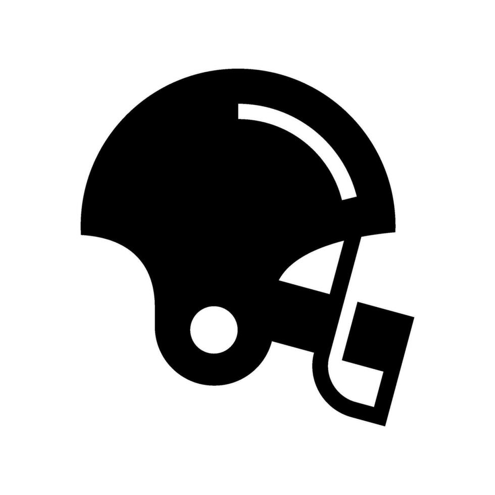 Football Helmet Icon Vector Symbol Design Illustration
