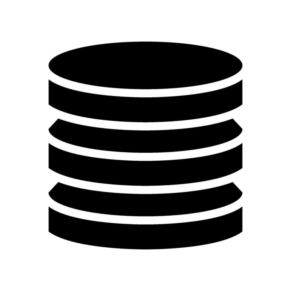 Database Icon Vector Symbol Design Illustration