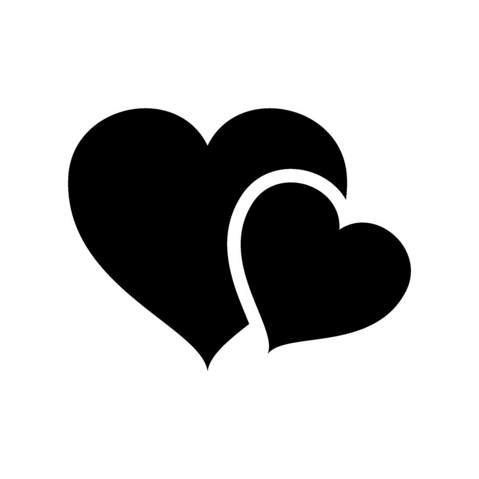 Heart Icon Vector Symbol Design Illustration