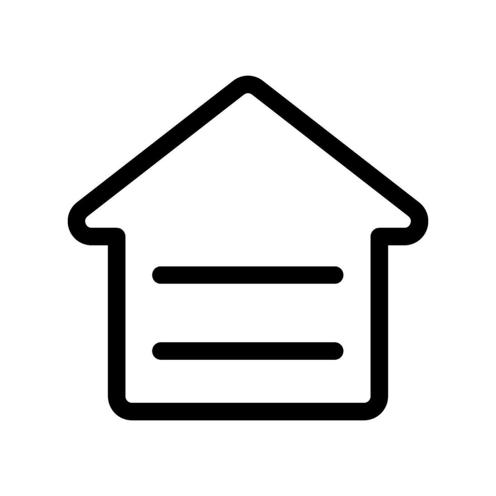Home Icon Vector Symbol Design Illustration