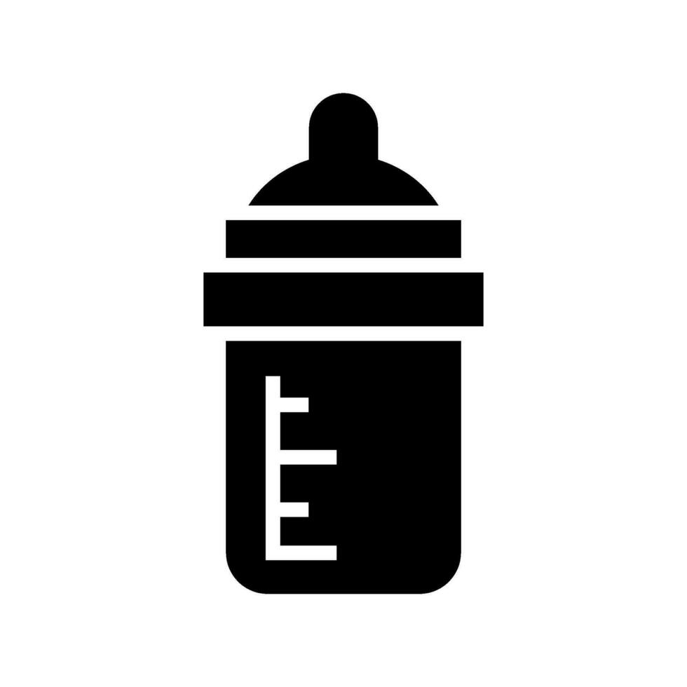 Baby Bottle Icon Vector Symbol Design Illustration