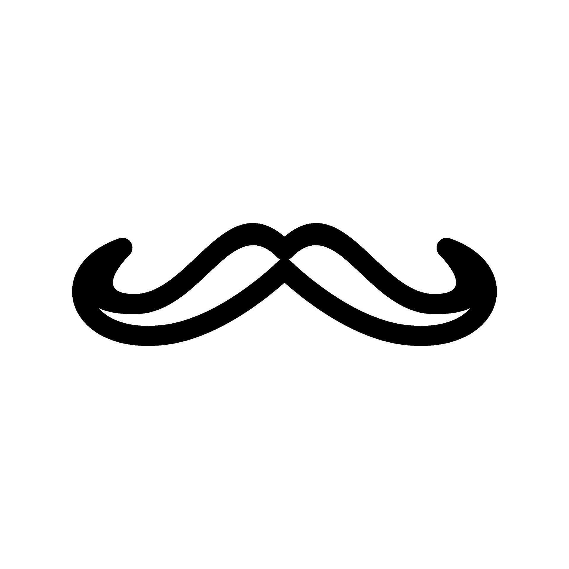 Mustache Icon Vector Symbol Design Illustration 26197626 Vector Art at