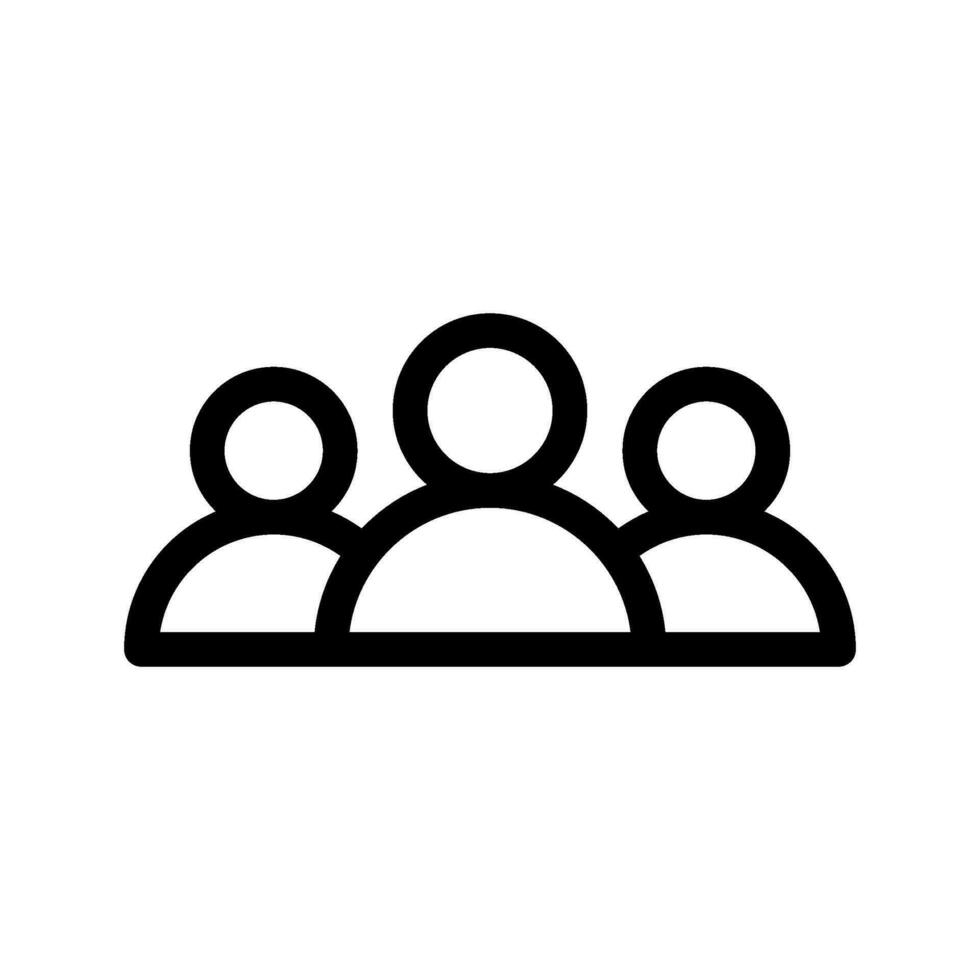 Group Icon Vector Symbol Design Illustration