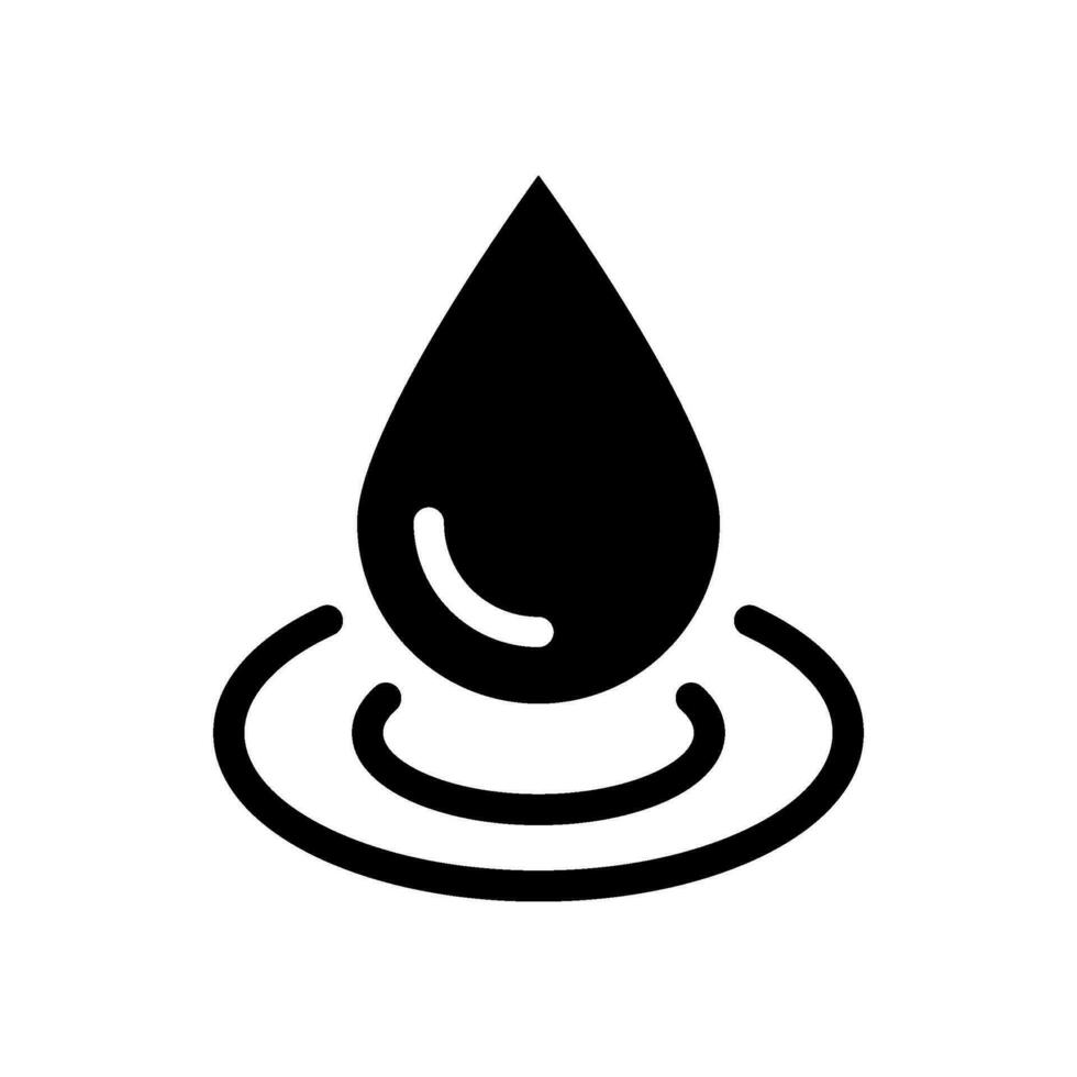 Water Drop Icon Vector Symbol Design Illustration