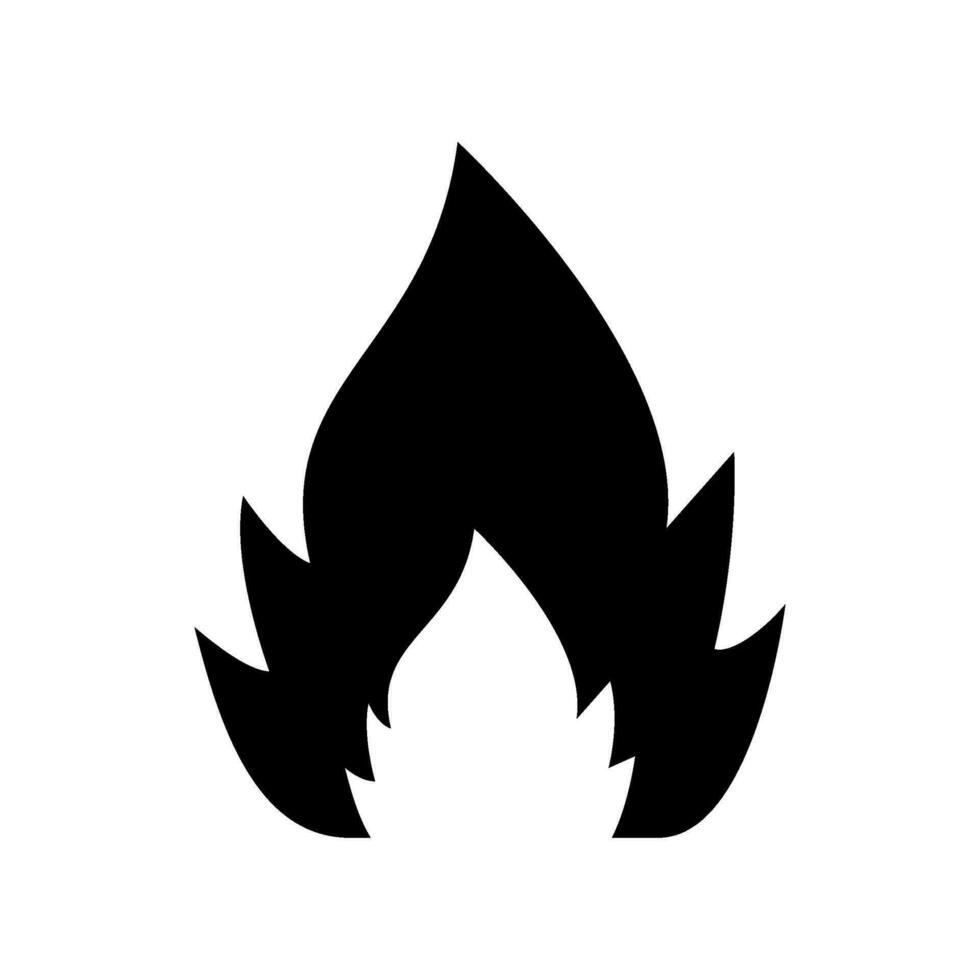 Fire Icon Vector Symbol Design Illustration