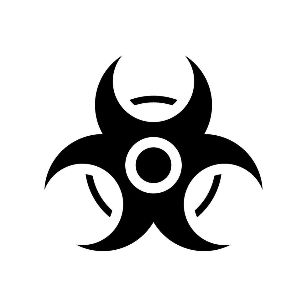 Biohazard Icon Vector Symbol Design Illustration