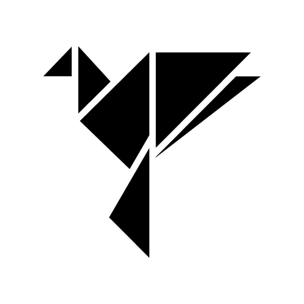 Origami Icon Vector Symbol Design Illustration