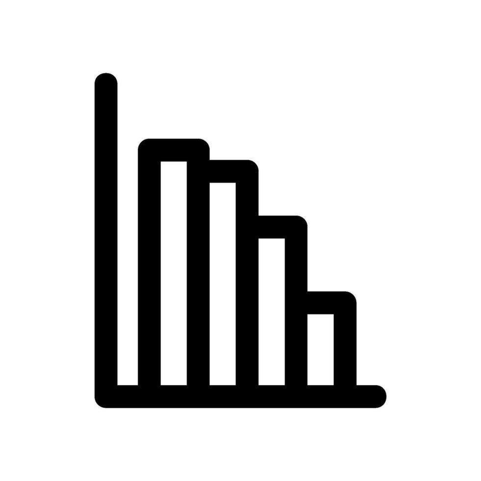 Chart Icon Vector Symbol Design Illustration
