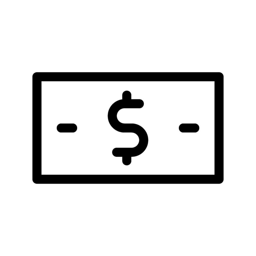 Cash Icon Vector Symbol Design Illustration