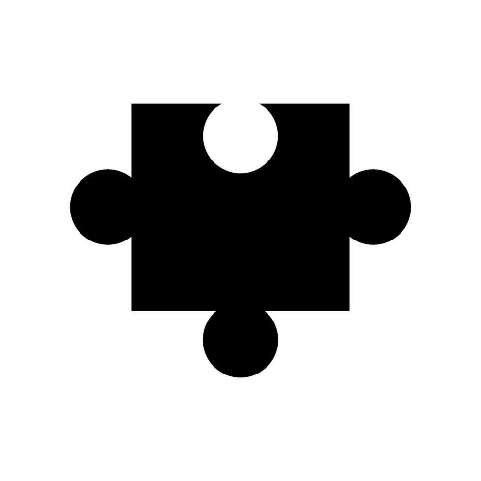 Puzzle Icon Vector Symbol Design Illustration