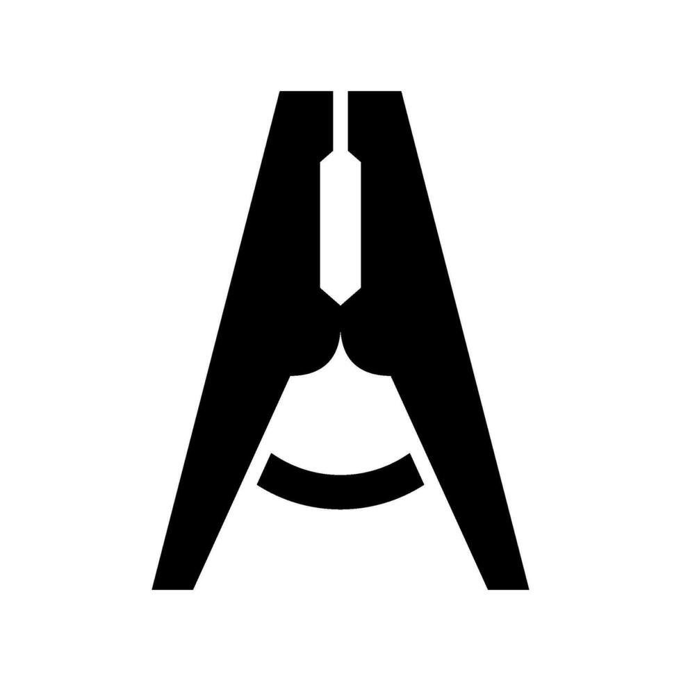 Clothes Pin Icon Vector Symbol Design Illustration