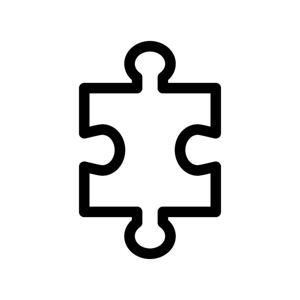 Puzzle Icon Vector Symbol Design Illustration