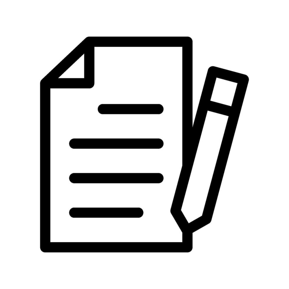 Note Icon Vector Symbol Design Illustration
