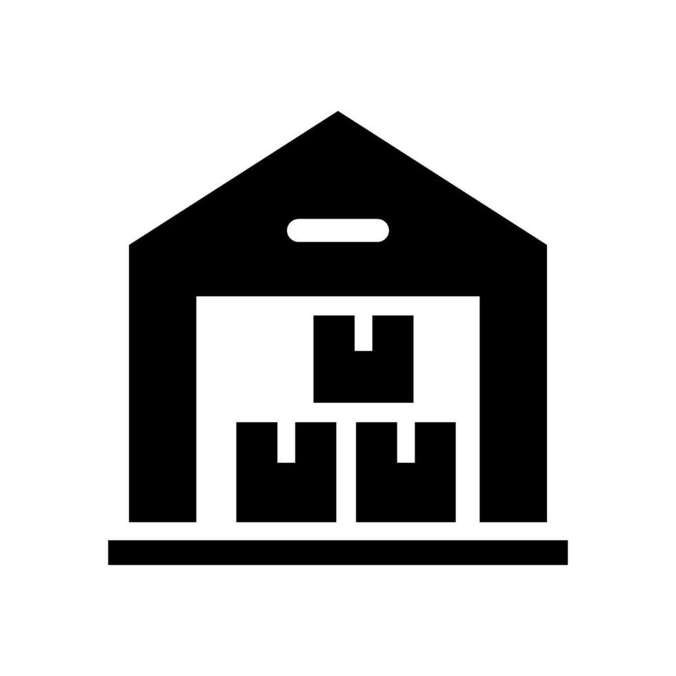 Warehouse Icon Vector Symbol Design Illustration