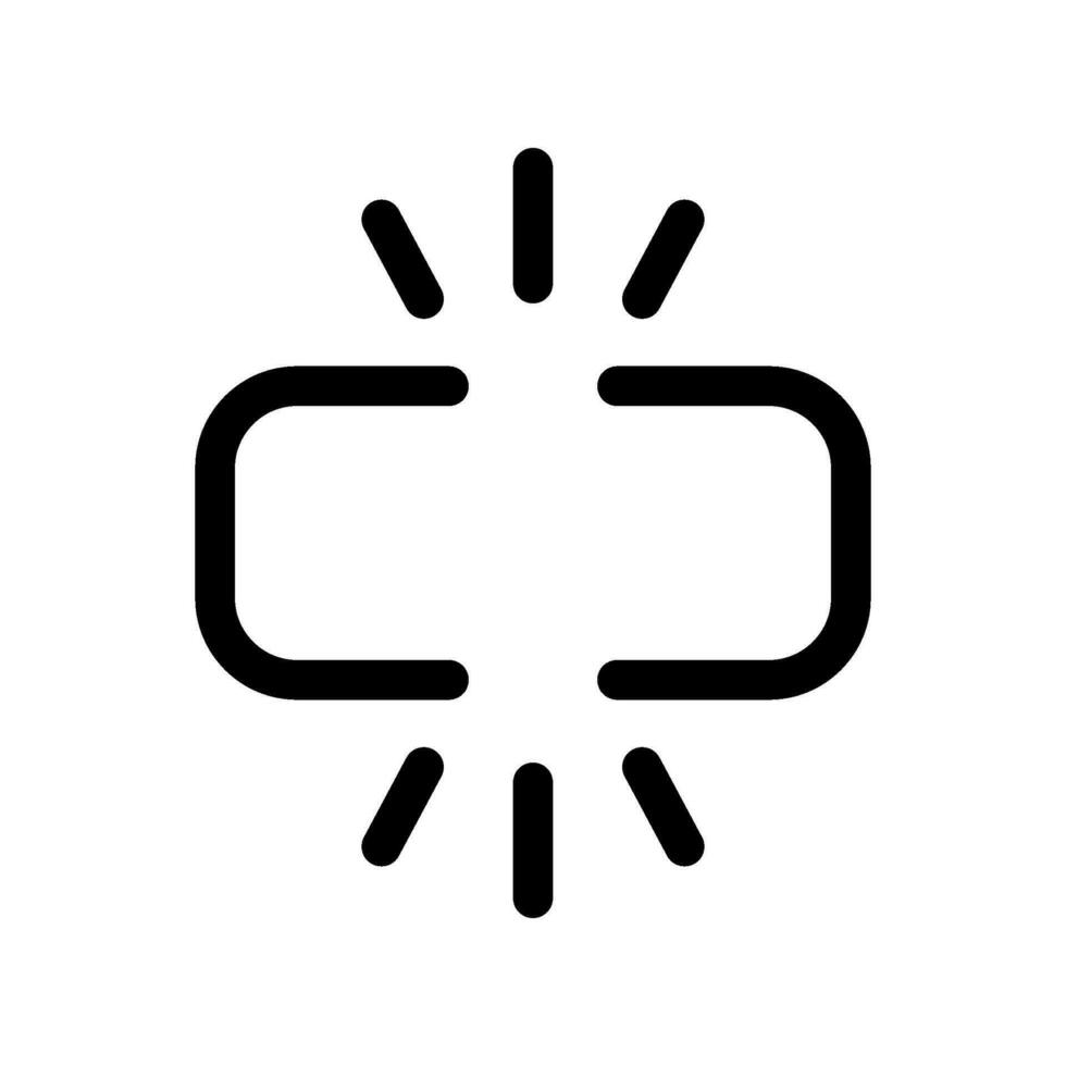 Unlink Icon Vector Symbol Design Illustration
