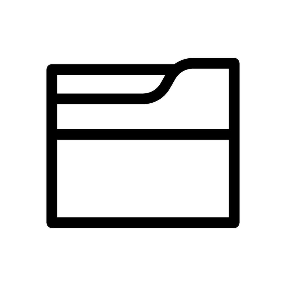 Folder Icon Vector Symbol Design Illustration