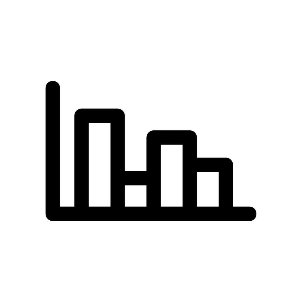 Chart Icon Vector Symbol Design Illustration