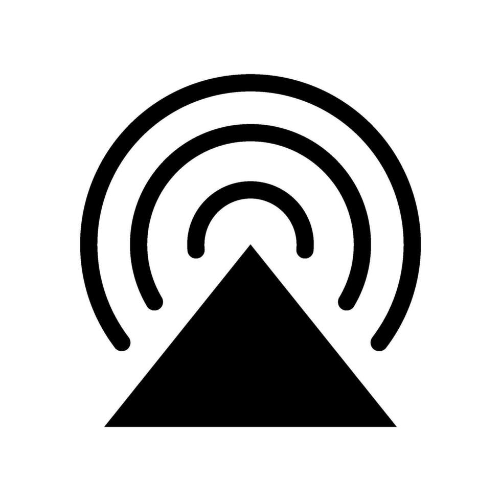 Broadcast Icon Vector Symbol Design Illustration