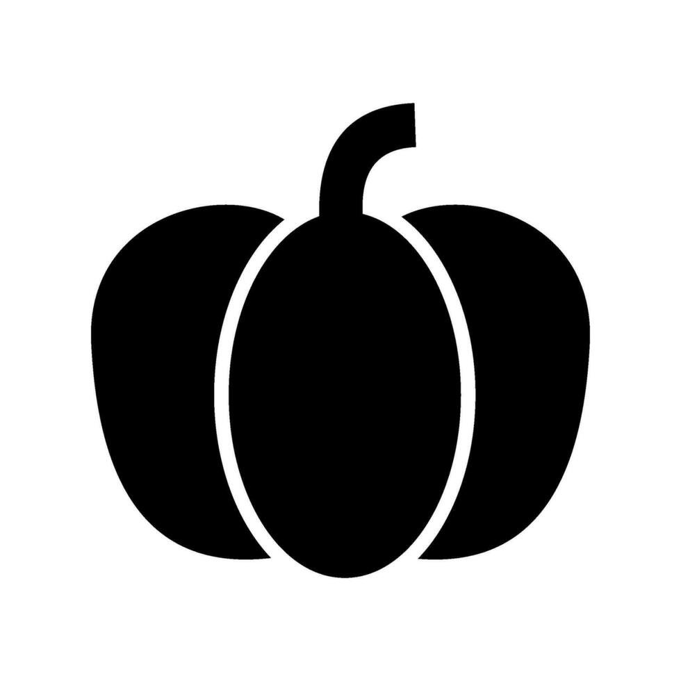 calabaza icono vector símbolo diseño ilustración