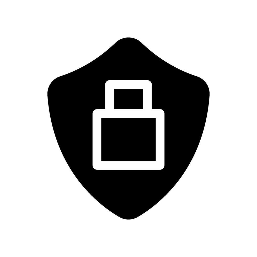 Protected Icon Vector Symbol Design Illustration