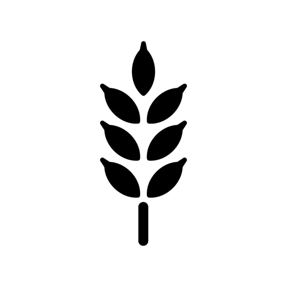 Wheat Icon Vector Symbol Design Illustration