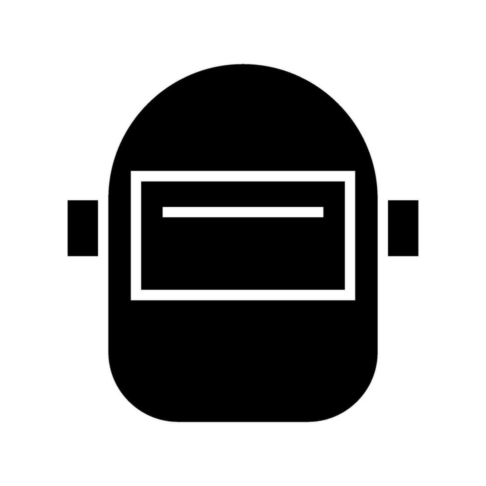 Welding Helmet Icon Vector Symbol Design Illustration