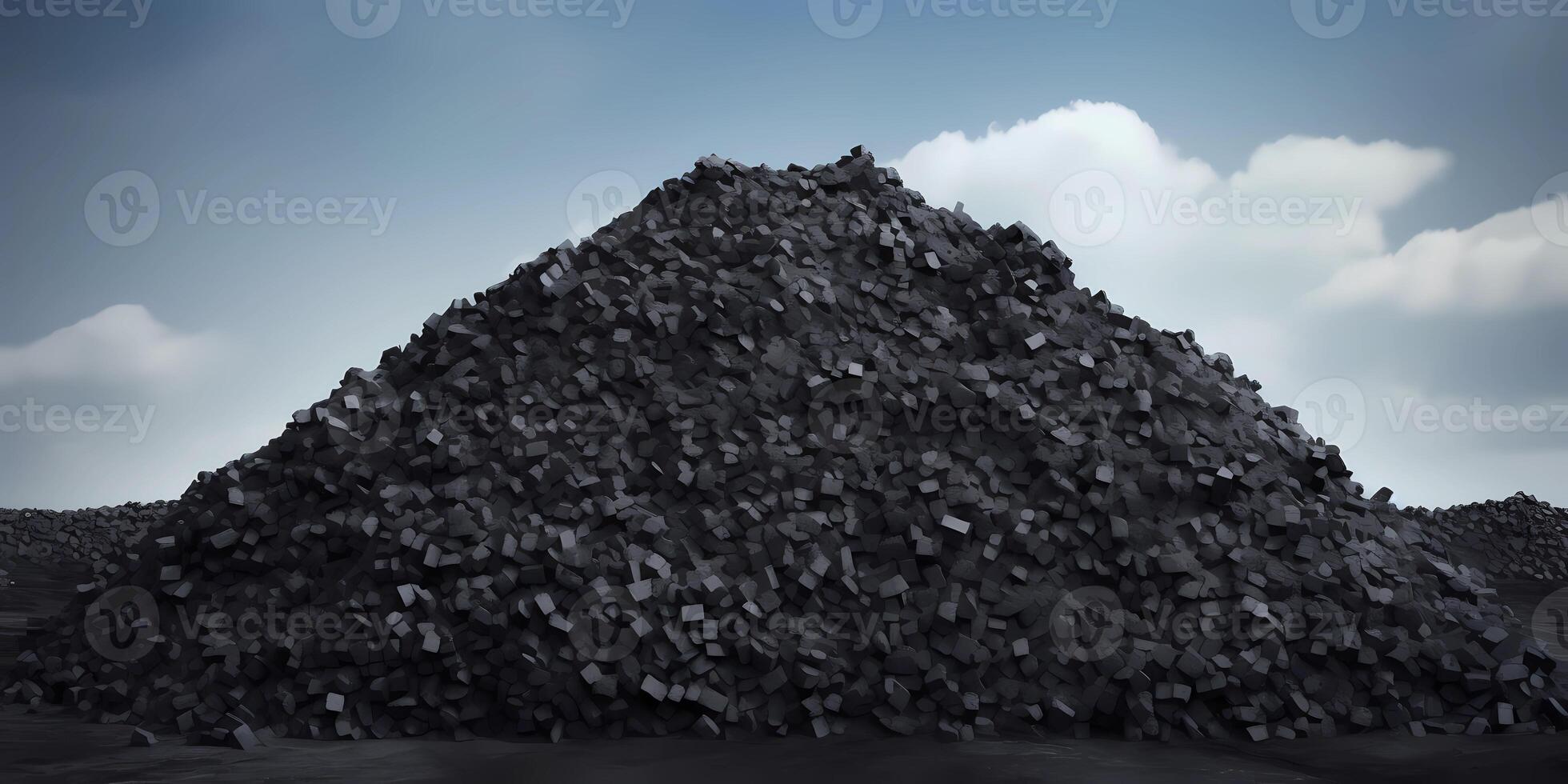 Coal black texture dark background, geology theme, photo