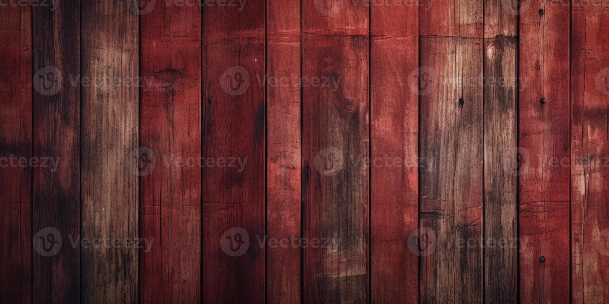 Wood panel texture red board background copy space, photo