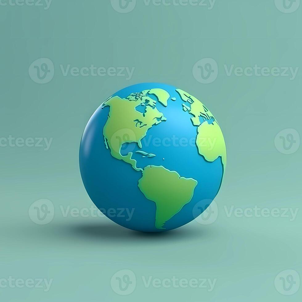 Globe earth shape illustration travel destination, photo
