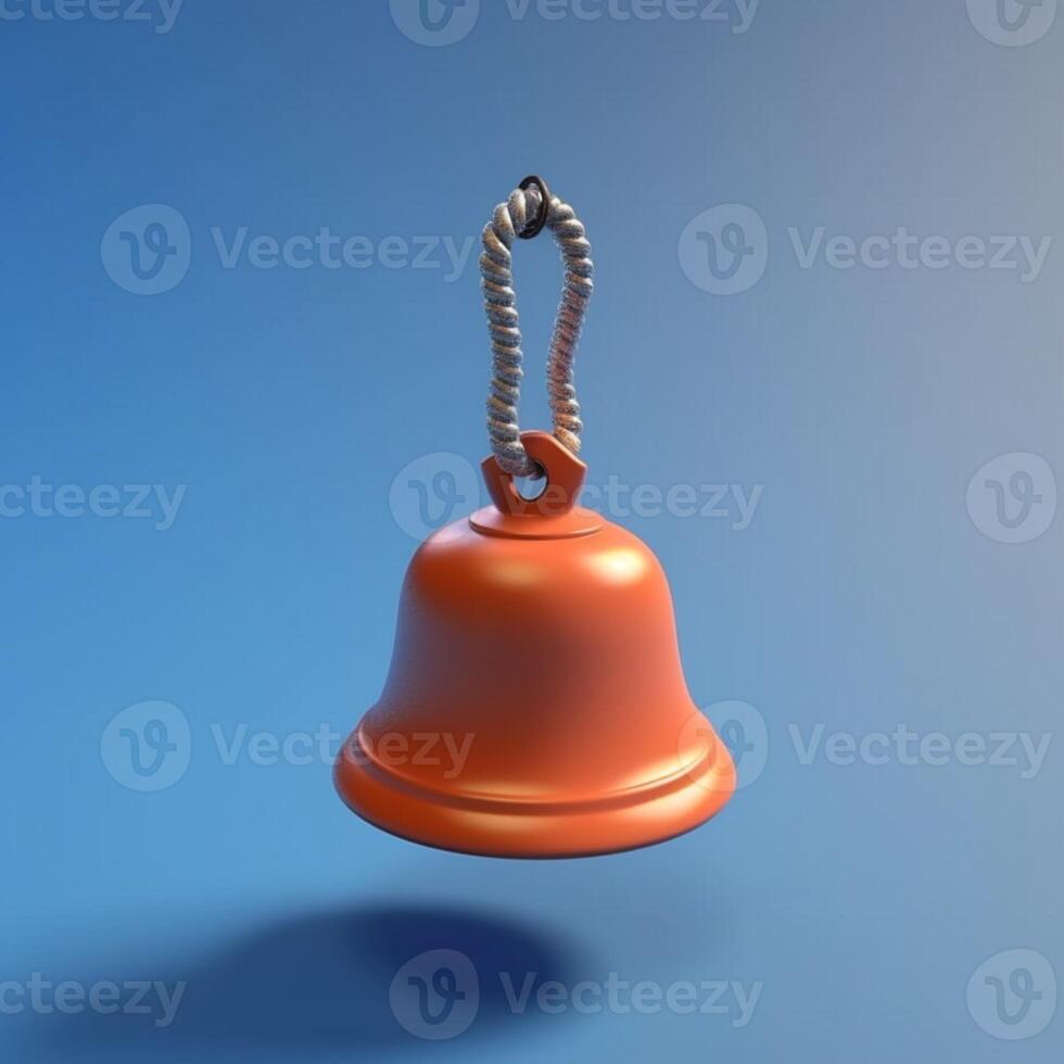 Information call bell cartoon illustration, photo