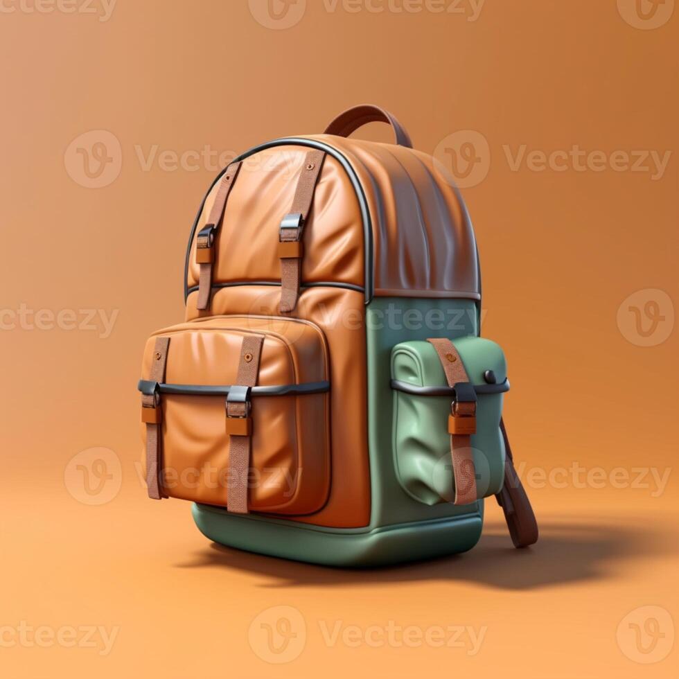Backpack for student and traveler , photo