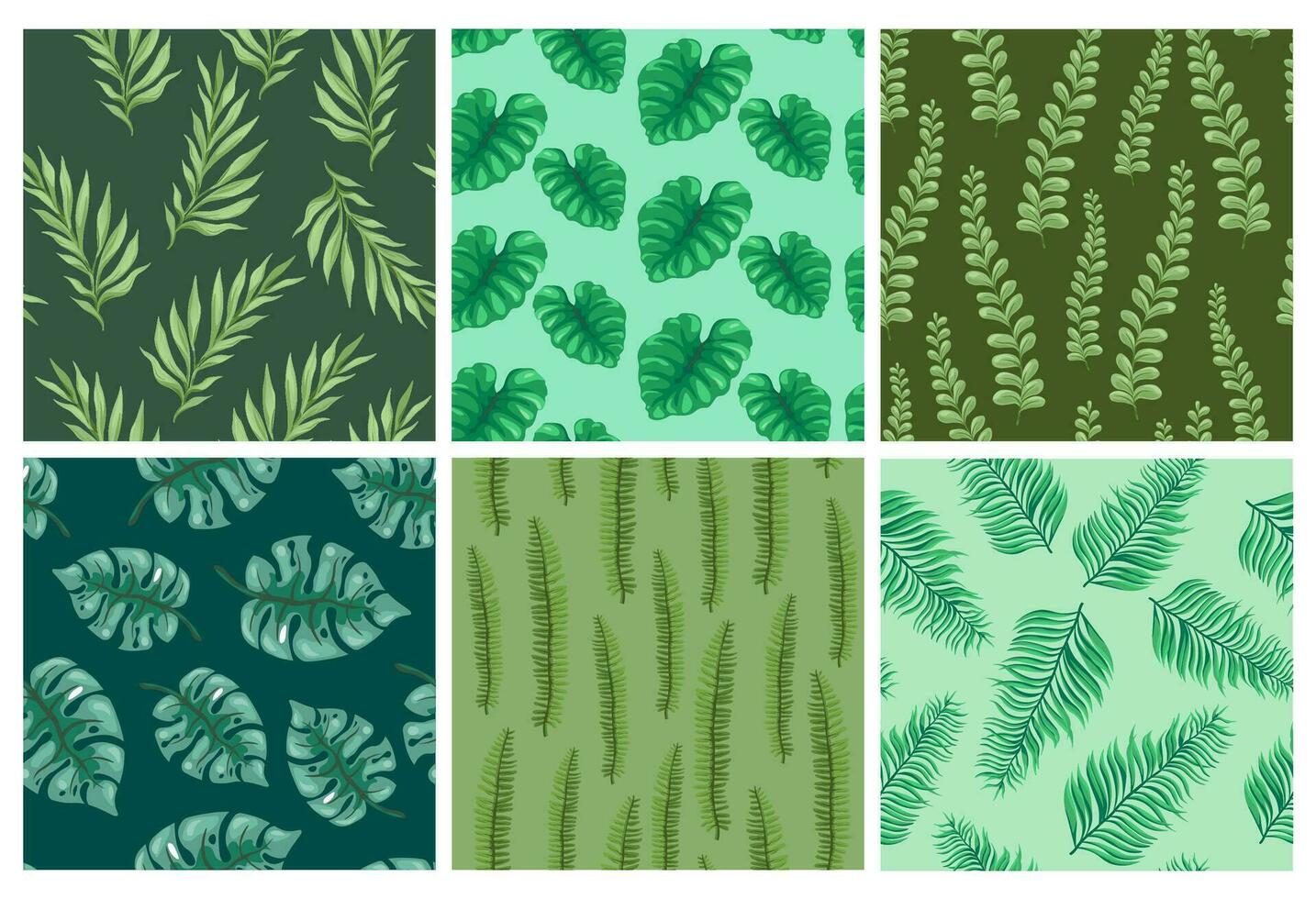 Background decoration with exotic botanical elements vector