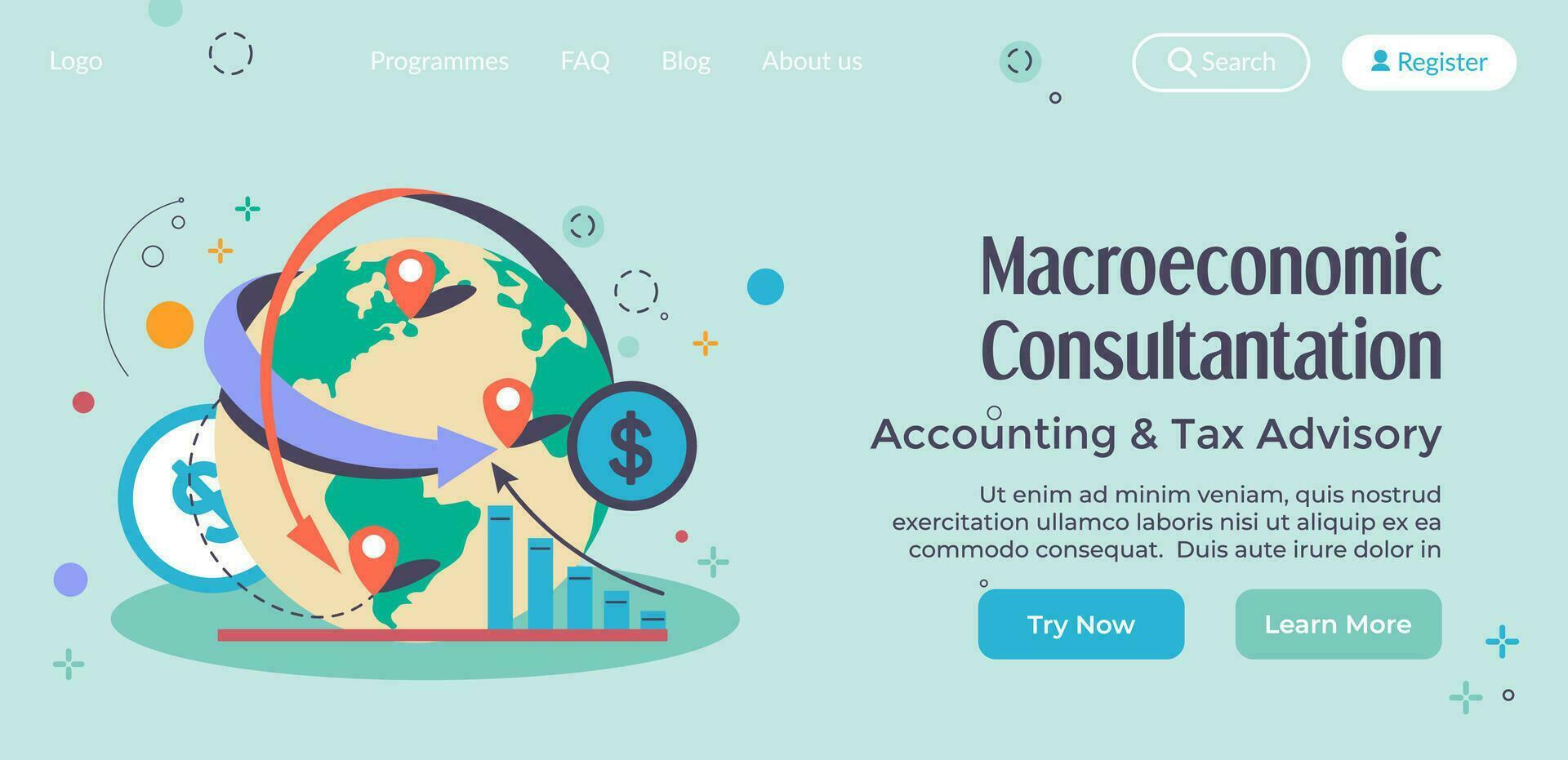 Macroeconomic consultation accounting and tax vector