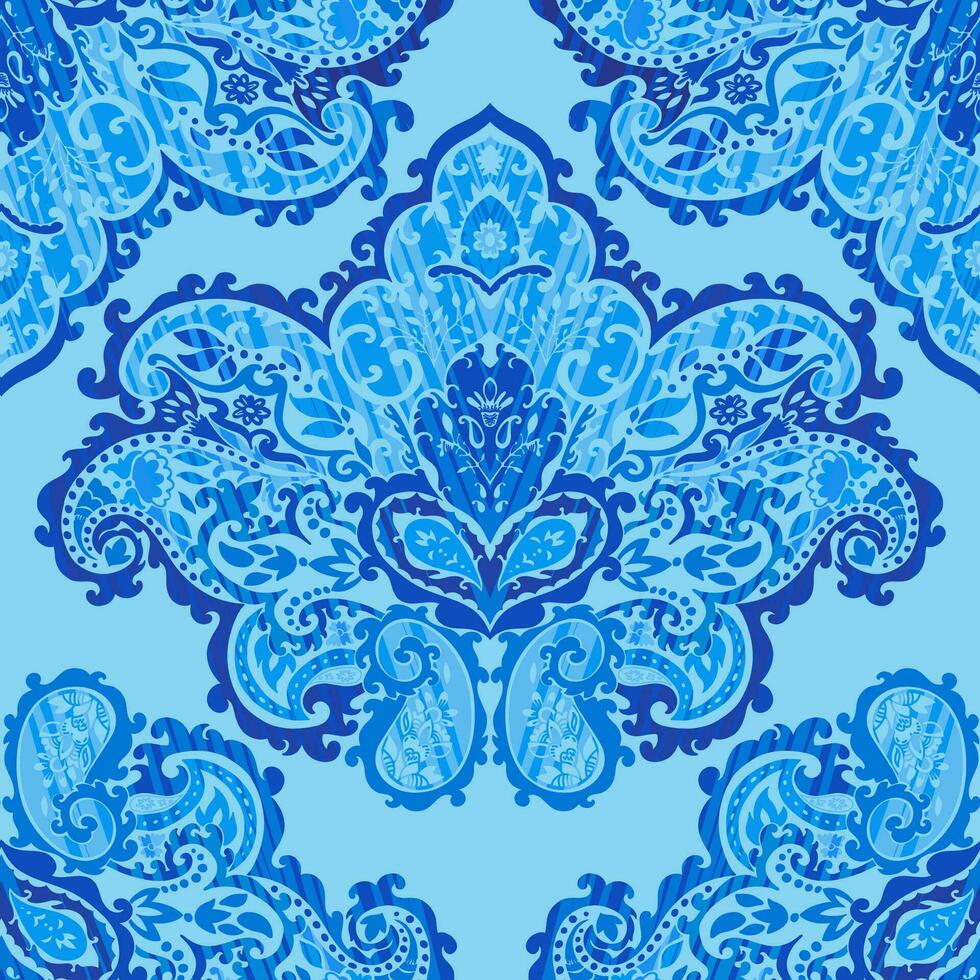 Exotic flower in blossom, leaves and flora decor vector