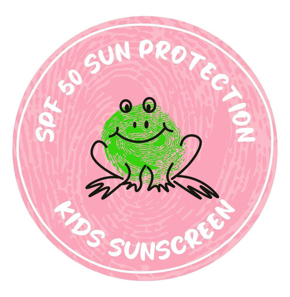 spf 50 Dom proteccion, niños protector solar o bloquear vector