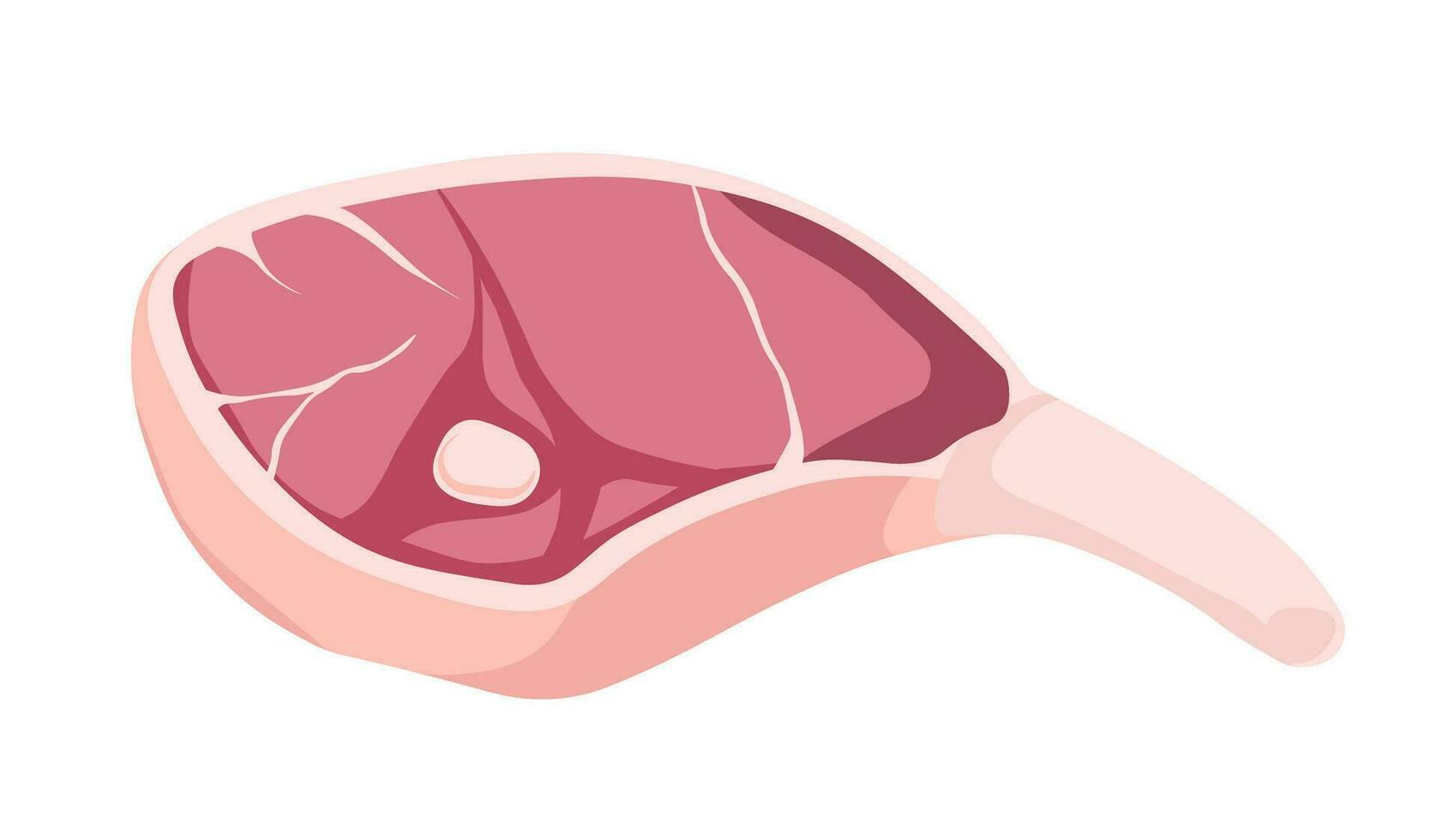 carne producto, Fresco filete para interrogatorio intenso vector