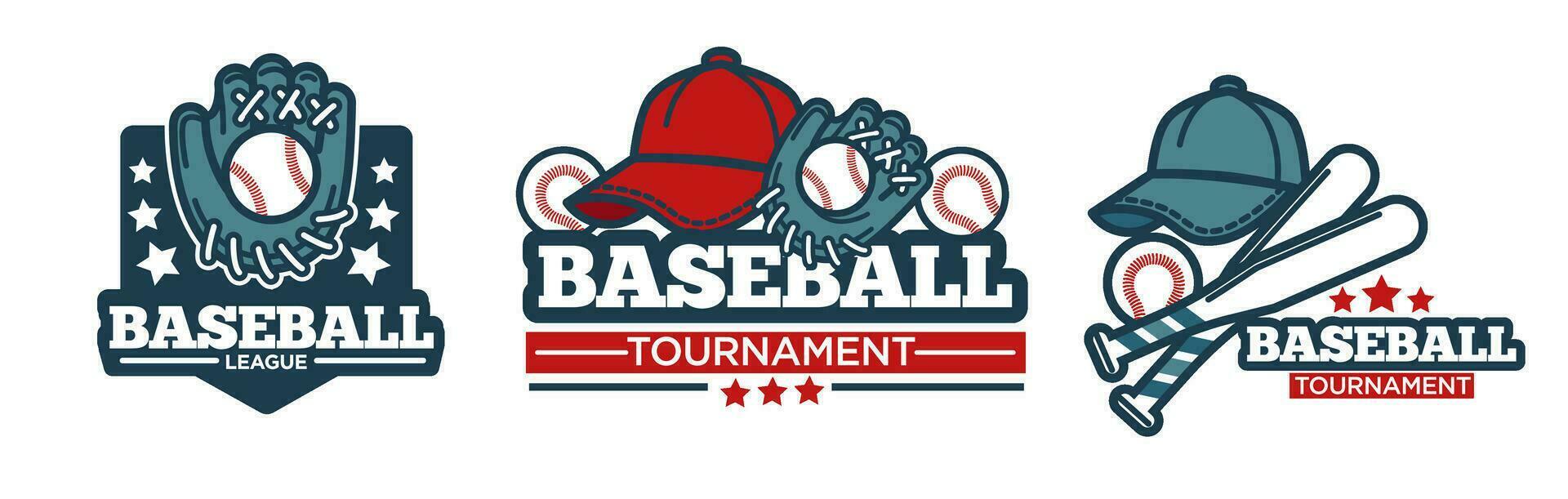 Tournament of baseball teams, league icon vector