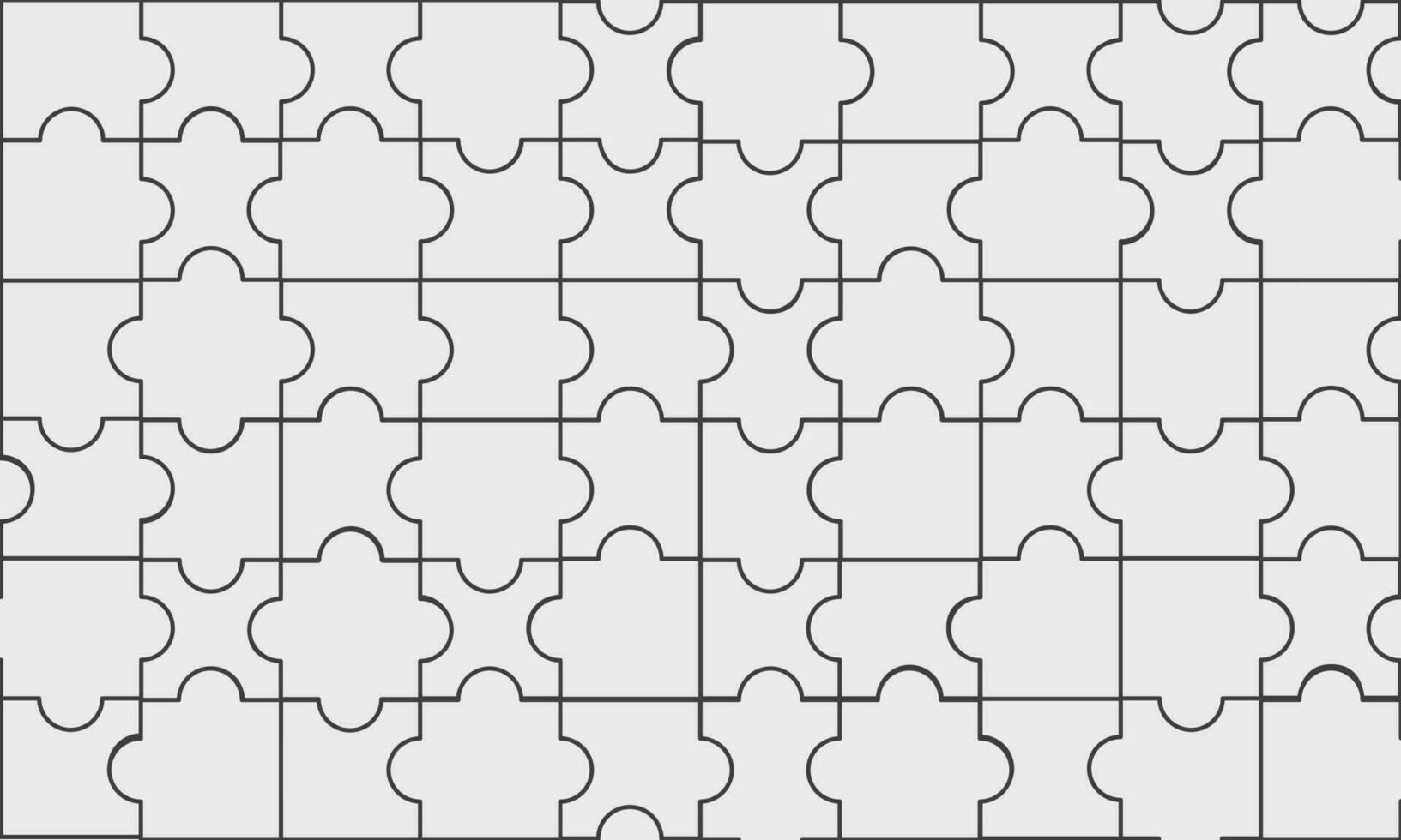Horizontal Jigsaw Puzzle Pieces Background vector