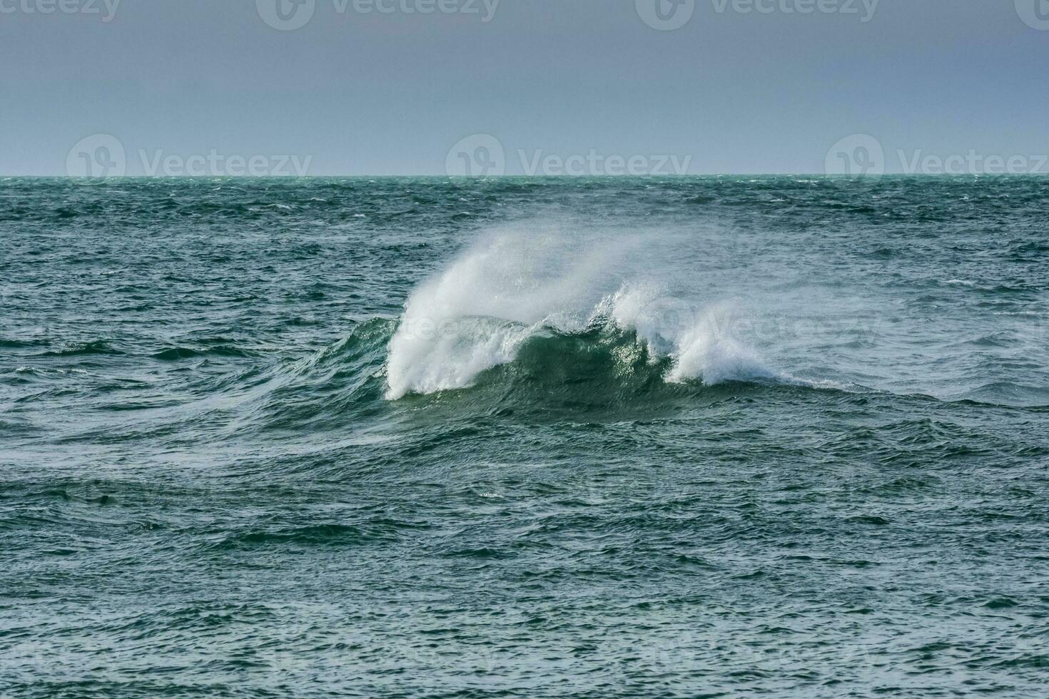 Waves in the ocean, Patagonia photo